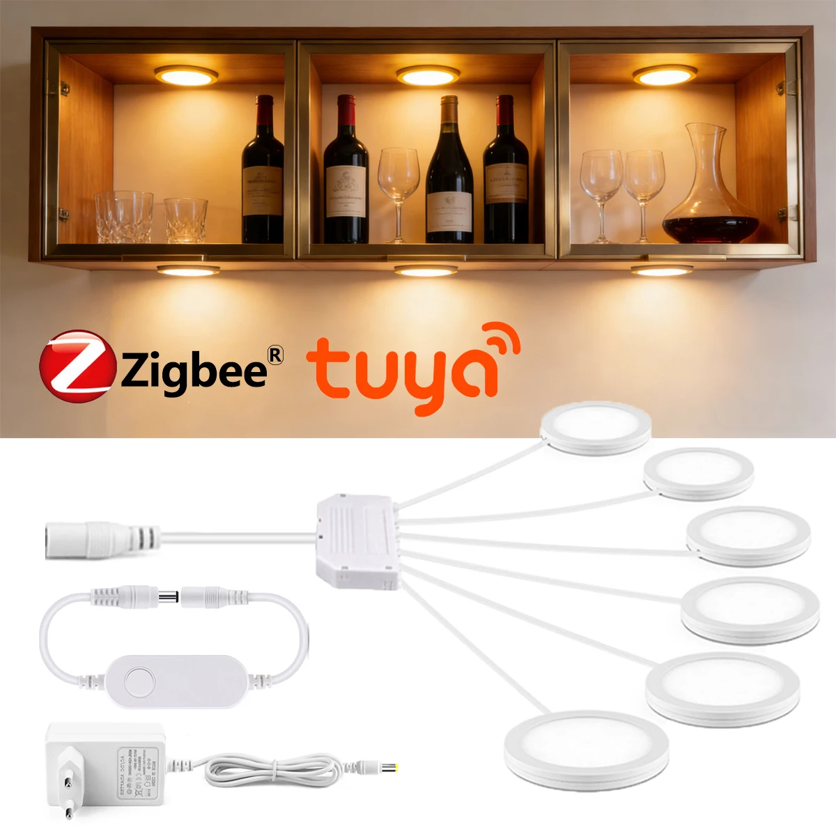 Home Decor App Free - Lampe LED à commande vocale Zigbee