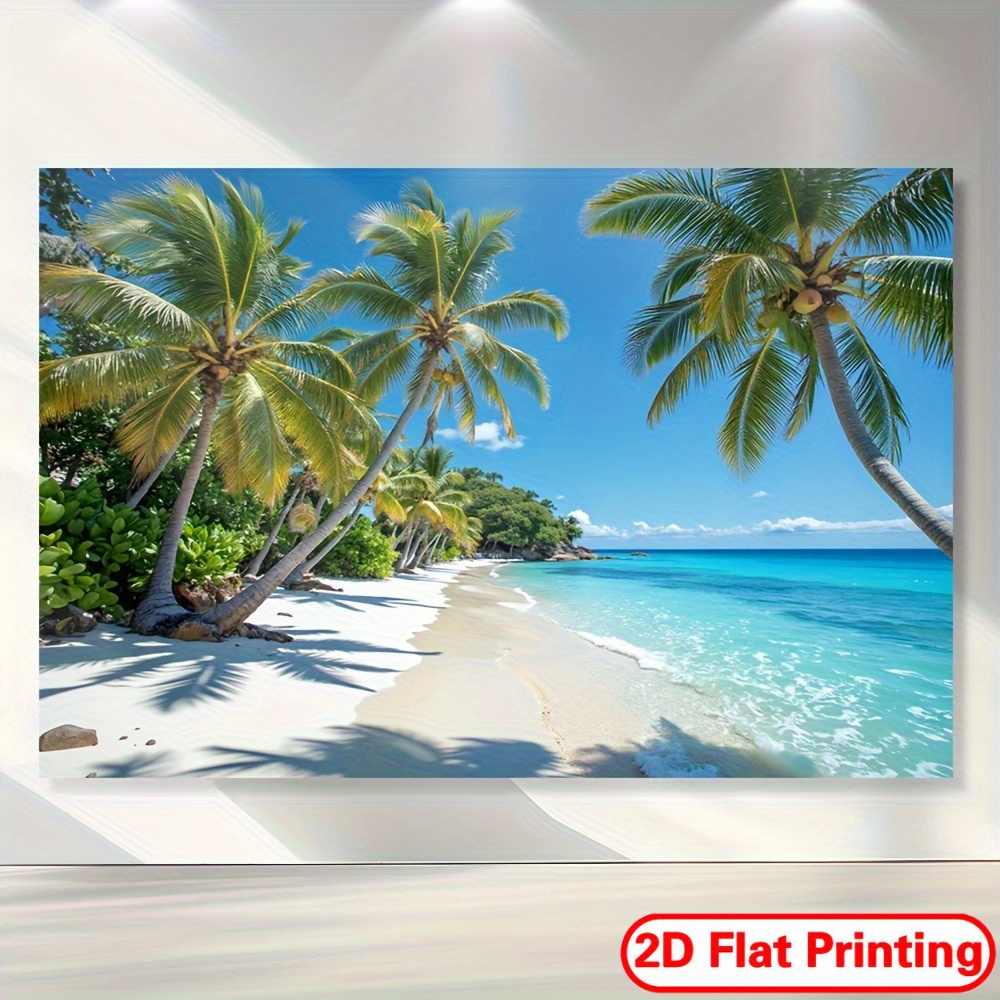 Home Decor Under 100 - Tapisserie murale décorative Plage Tropicale, Paysage