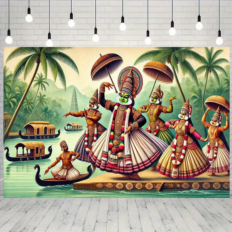 Home Decor Kerala - Tapisserie murale luxueuse sur le thème
