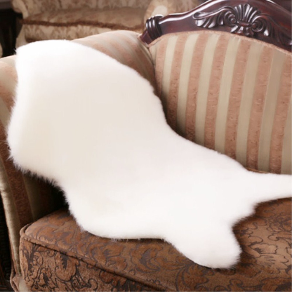 Cowhide Rug Faux - Tapis en peluche doux en peau