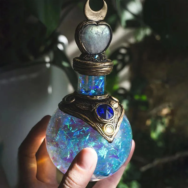 Home Decor Garden Ideas - Bouteille de potion magique décorative en