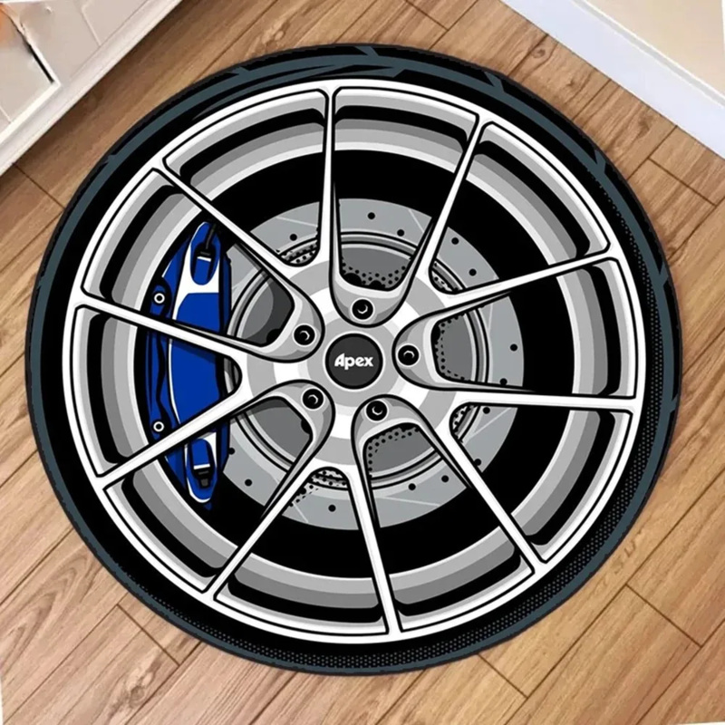 Tapis rond VIKAMA pour voiture - Home Decor Under 100 avis et prix