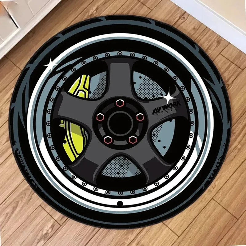 Tapis rond VIKAMA pour voiture - Home Decor Under 100 avis et prix