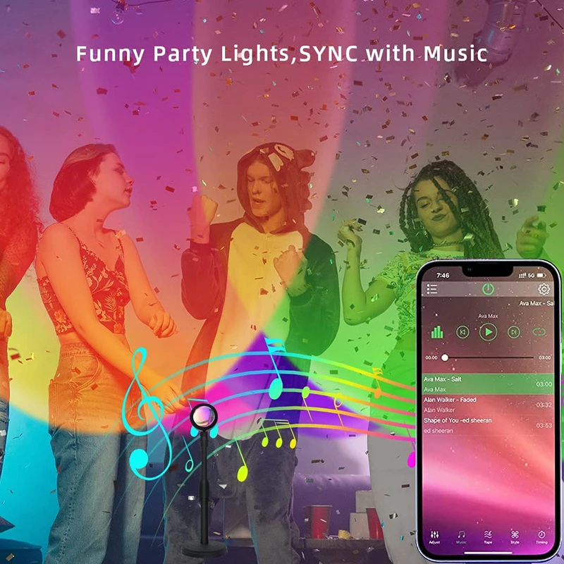 Lampe LED arc-en-ciel intellig - Home Decor App Free avis et prix