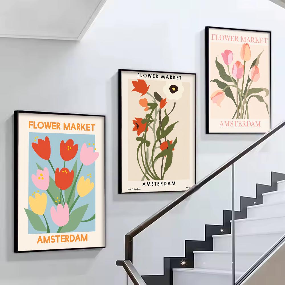 Affiche murale HD du marché au - Home Decor Netherlands avis et prix
