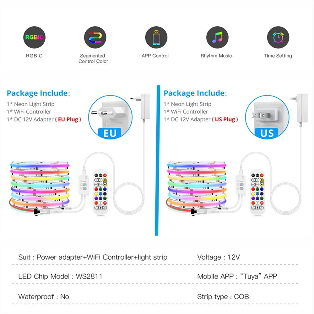 Bande LED intelligente Tuya Wi - Home Decor App Free avis et prix