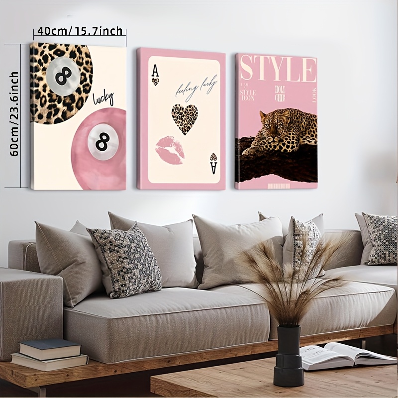 Lot de 3 tableaux muraux en to - Home Decor Luxury avis et prix