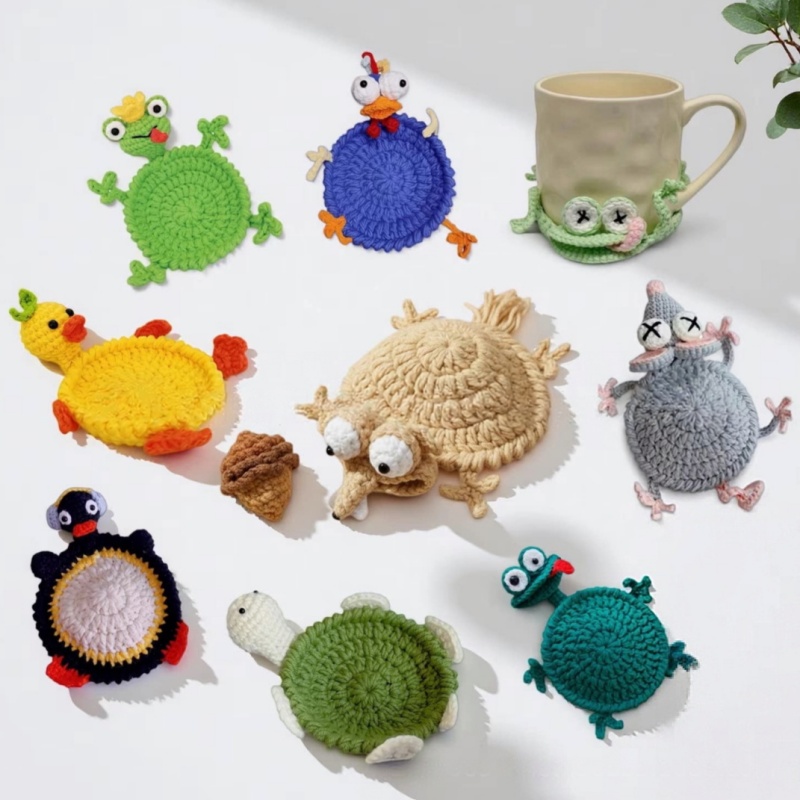 Sous-verres créatifs en croche - Yarn Home Decor avis et prix