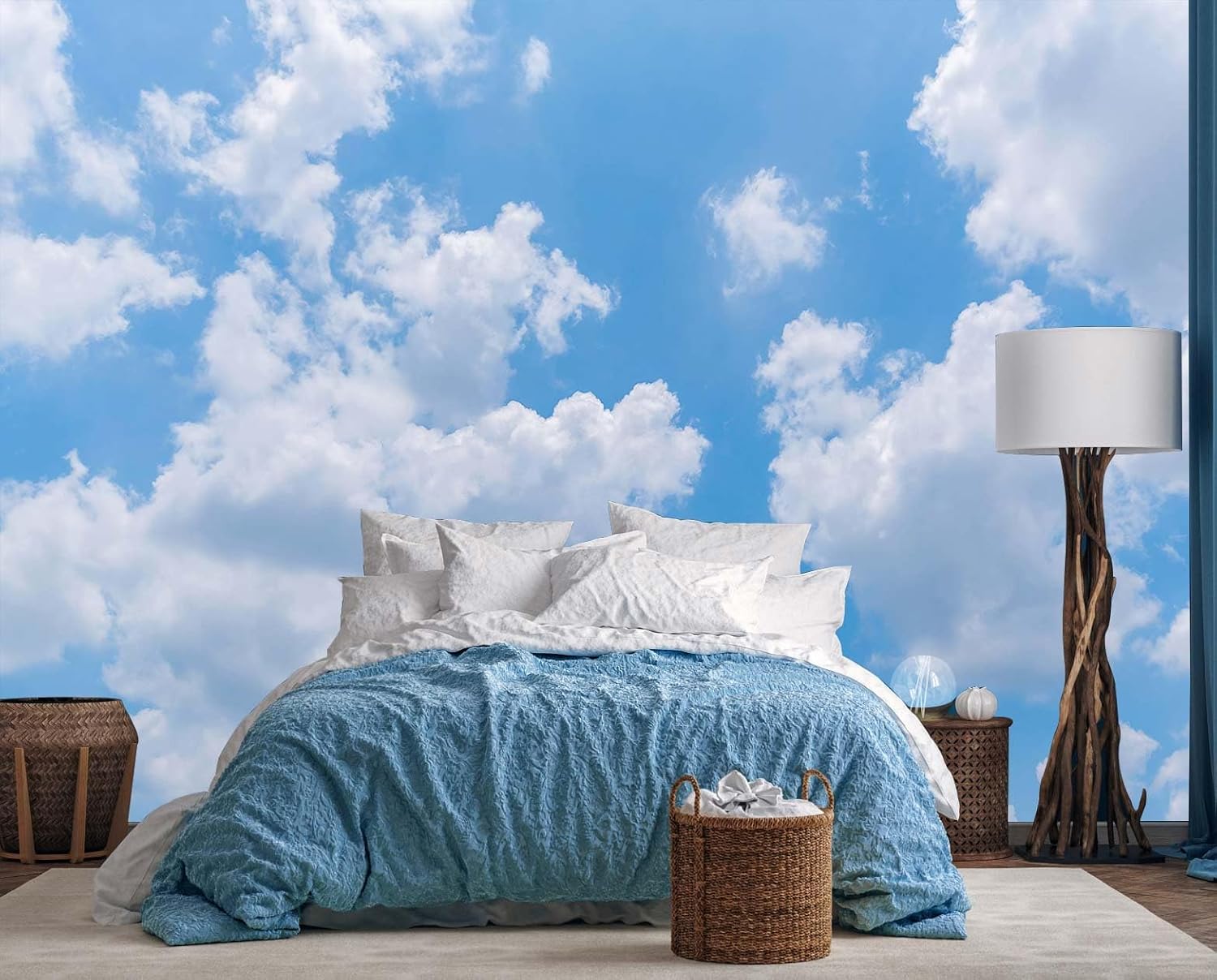 Tapisserie murale nuage ciel b - Home Decor Under 100 avis et prix