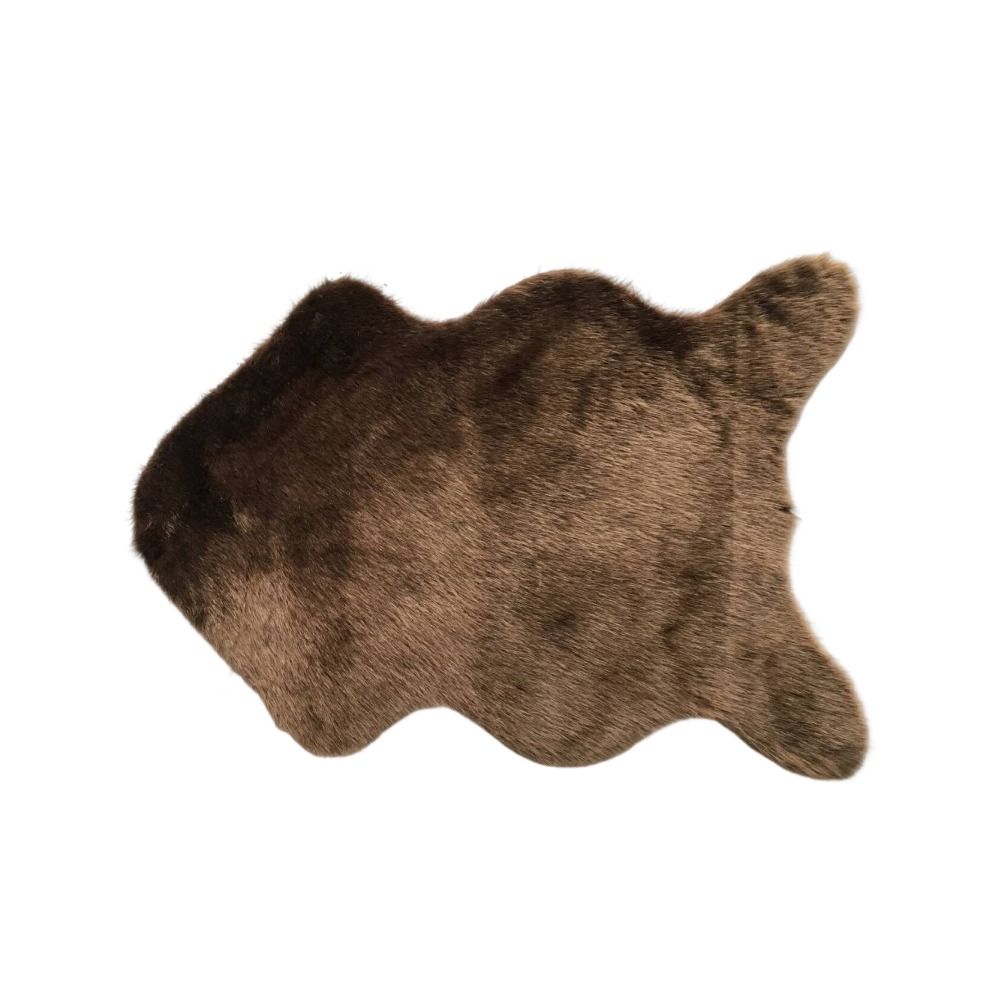 Tapis en peluche doux en peau  - Cowhide Rug Faux avis et prix