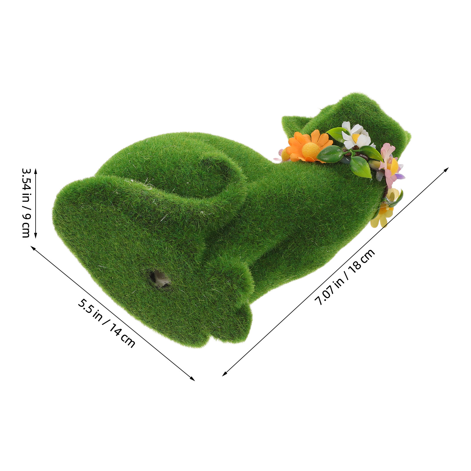 Sculpture de chat floqué vert, - Home Decor Garden Ideas avis et prix