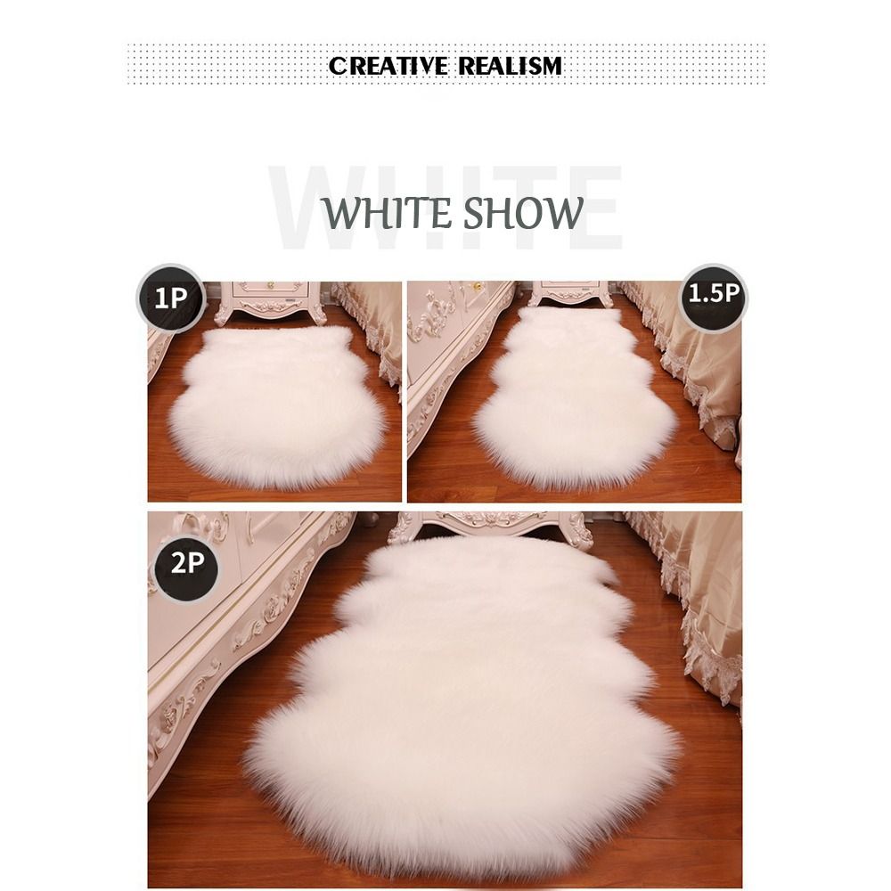 Peau de mouton artificielle ch - Cowhide Rug Faux avis et prix
