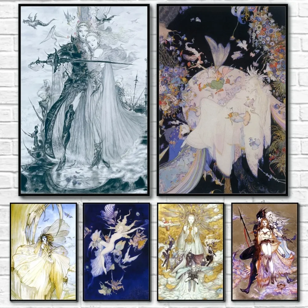 Yoshitaka Amano Final Fantasy  - Home Decor Luxury avis et prix