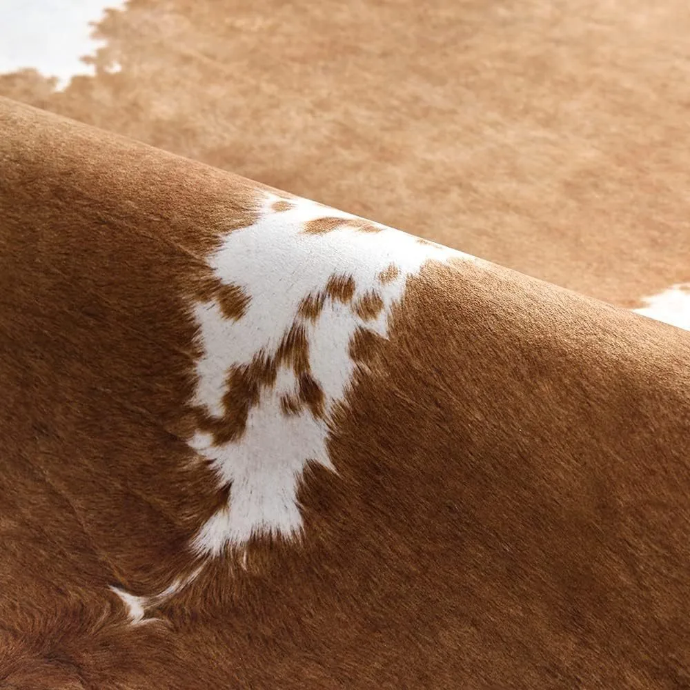 Tapis en Faux Cuir Imprimé Vac - Cowhide Rug Faux avis et prix
