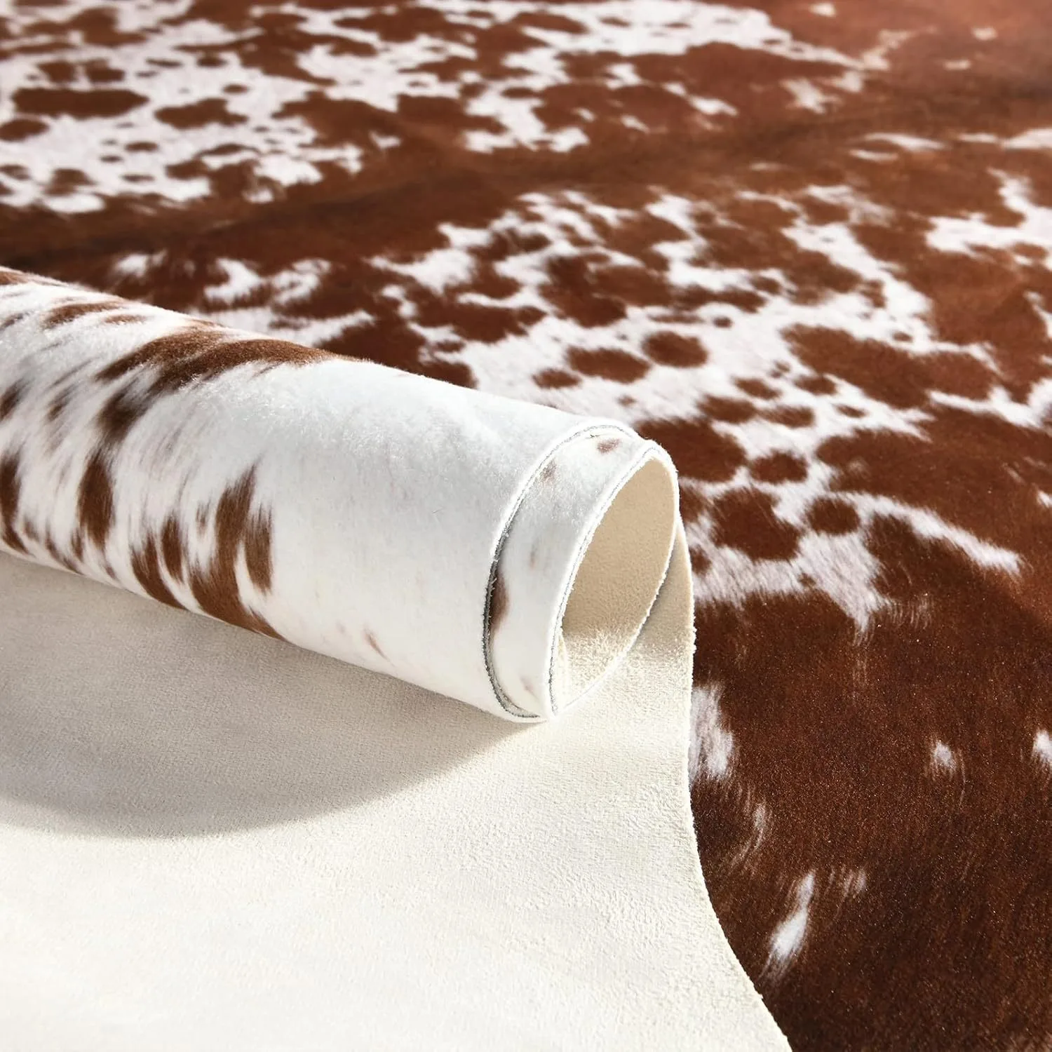 Tapis en Faux Cuir Imprimé Vac - Cowhide Rug Faux avis et prix