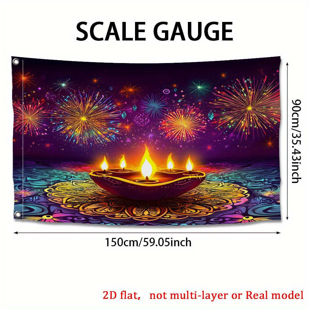 Bougie Diwali brillante, drape - Home Decor Garden Ideas avis et prix